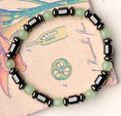 厂家直销，正品磁石圆形手链Y110Y，一物一图实拍，东海县盛饰珠宝品质保障