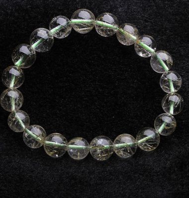 东海县盛饰珠宝 批发供应纯天然绿发晶手链，品质保障，实物实拍