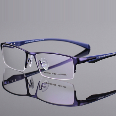 驾驭职场气场 P9065钛金半框眼镜如何成为商务男士的隐形珠宝